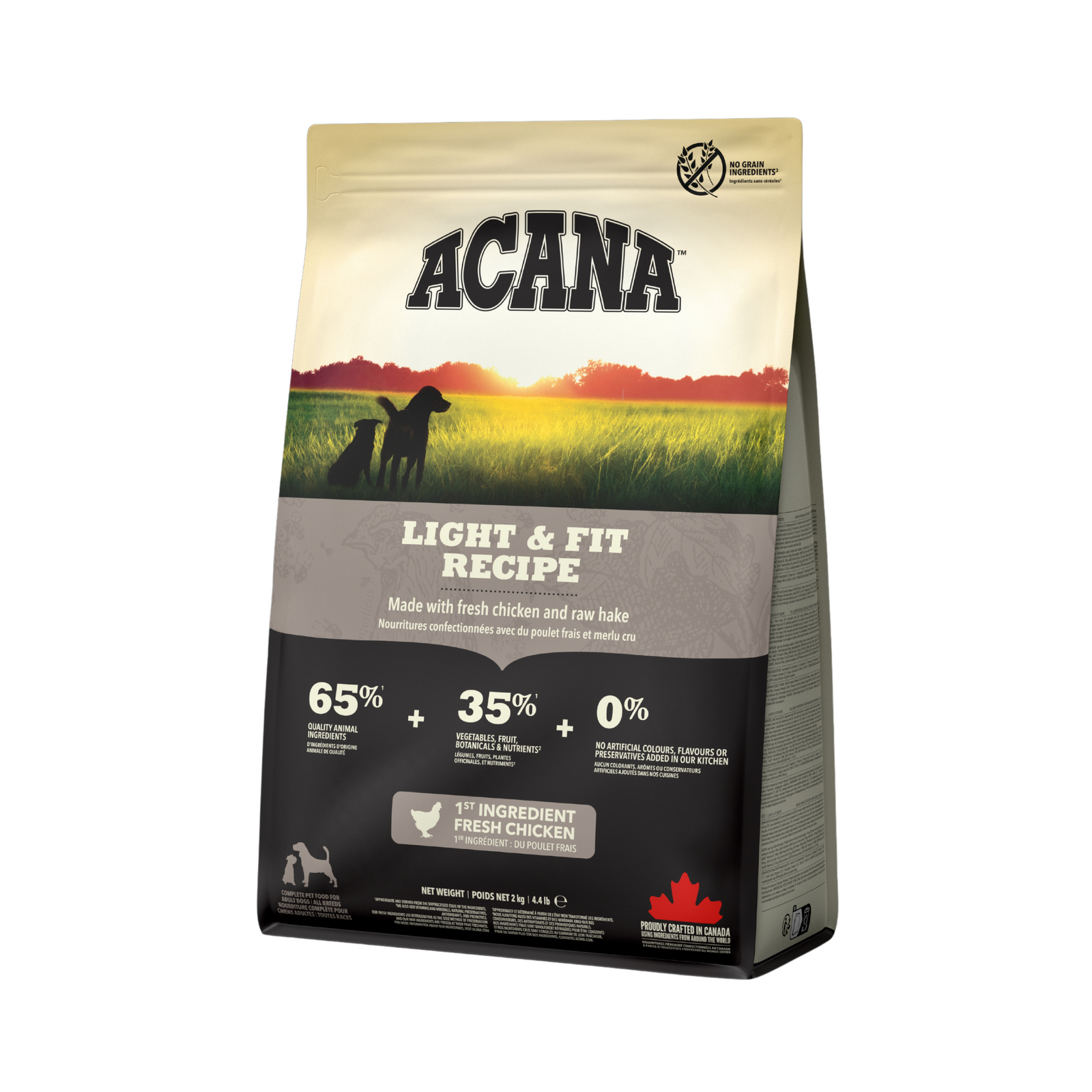 ACANA Light & Fit Adult Dog Food - Ideal for Weight Management - Rufftail
