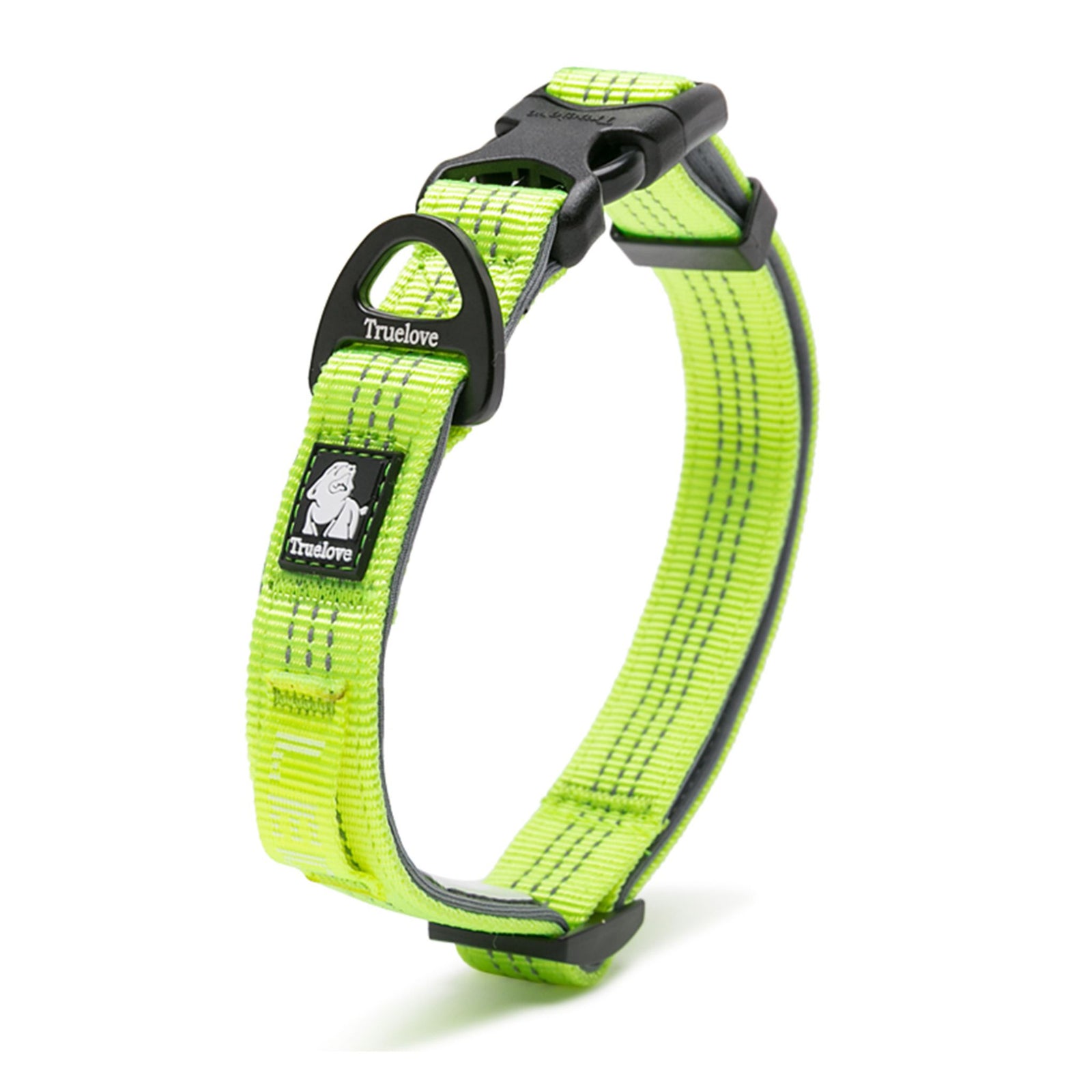Truelove Padded Dog Collar: Comfort & Durability Redefined - Orange - Rufftail