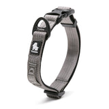 Truelove Padded Dog Collar- Gray - Rufftail Pune