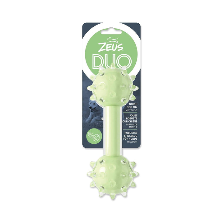 Zeus DUO Spike Dumbbell Green Mint For Dogs - 18 cm - Rufftail