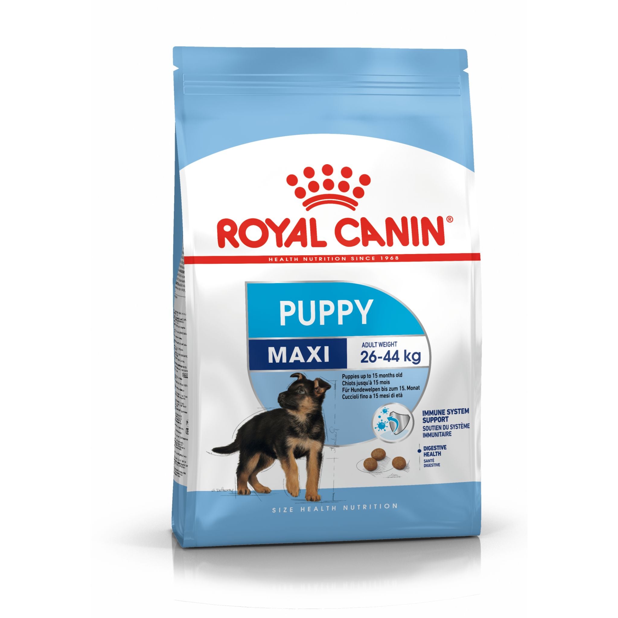 Royal Canin Dry Maxi Puppy Complete feed for dogs (DAMAGE BY CAT) - Rufftail