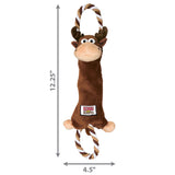 KONG Tugger Knots Moose – Tough & Fun Dog Toy for Tug Play - Rufftail