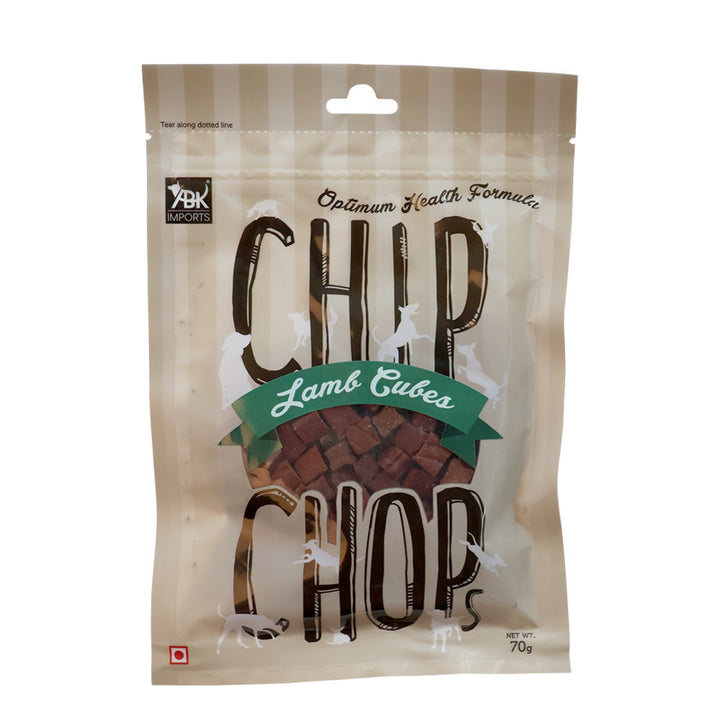 Chip Chops Lamb Cubes Treats- 70g - Rufftail Pune