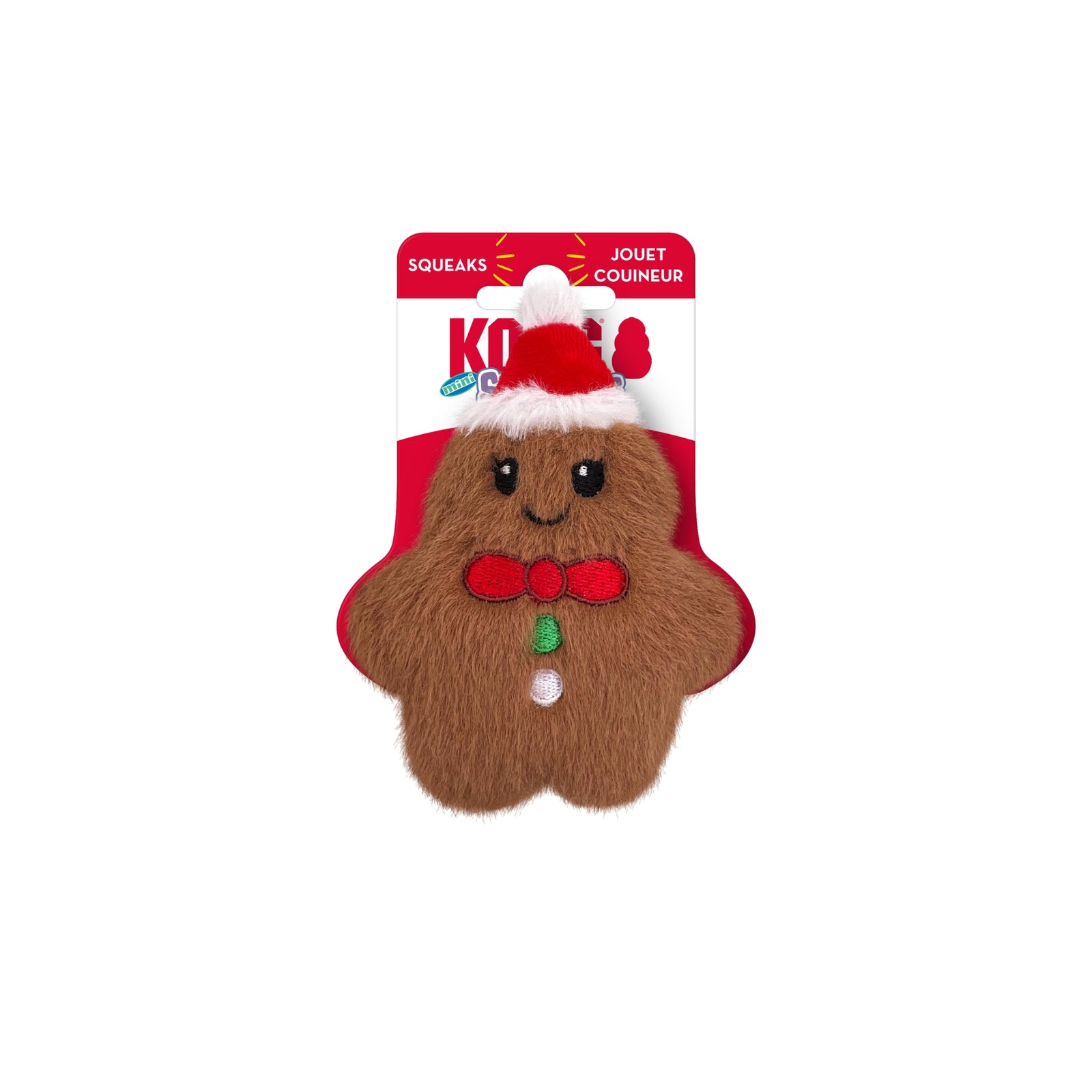 KONG Holidays Snuzzles Mini Gingerbread- Fun Kong Dog Toys product image 2 - Rufftail Pune