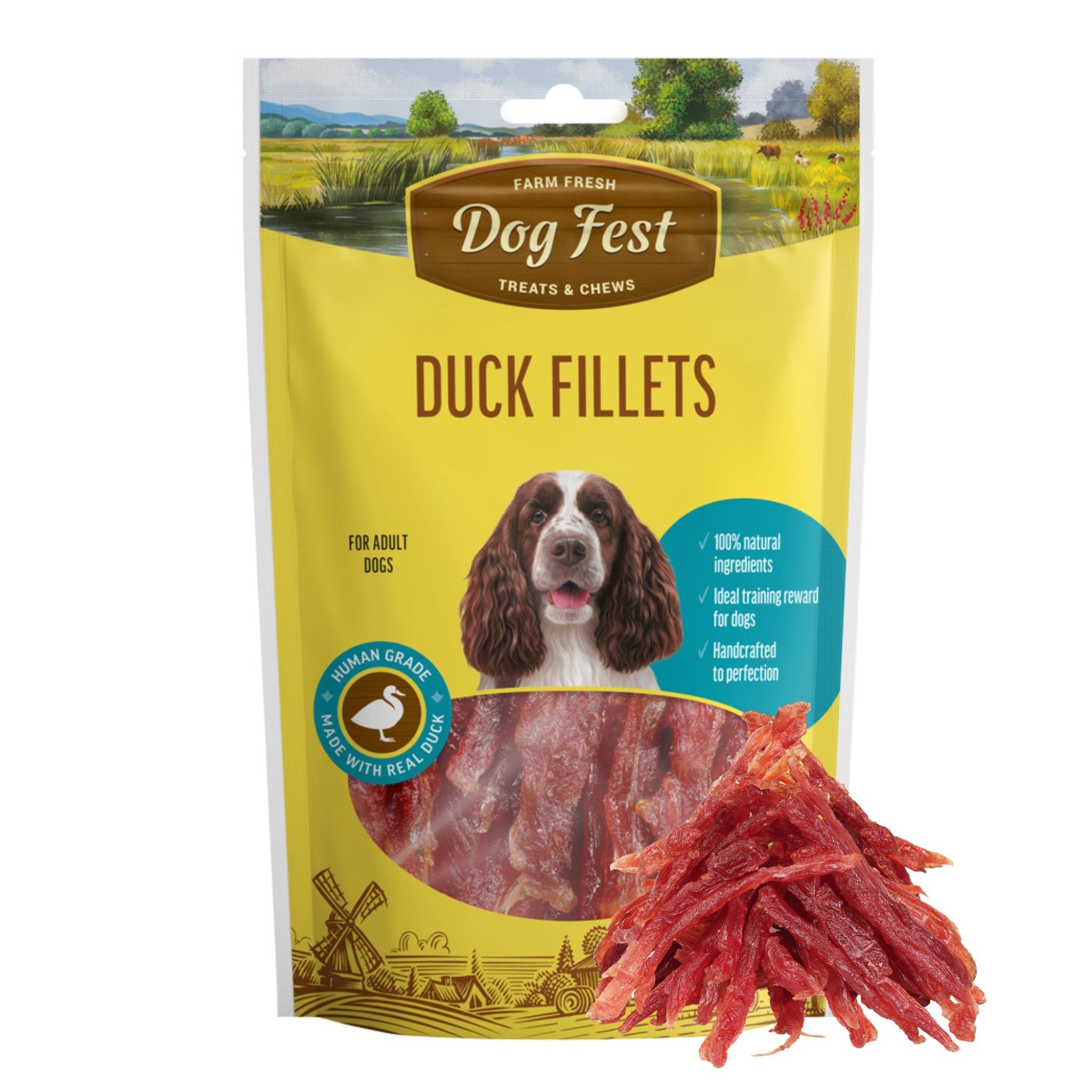 Dogfest Duck fillets Treats - Healthy & Natural Dog Treat - Rufftail