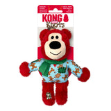 KONG Holiday Wild Knots Bear Dog Toys – Durable & Festive Fun - Rufftail