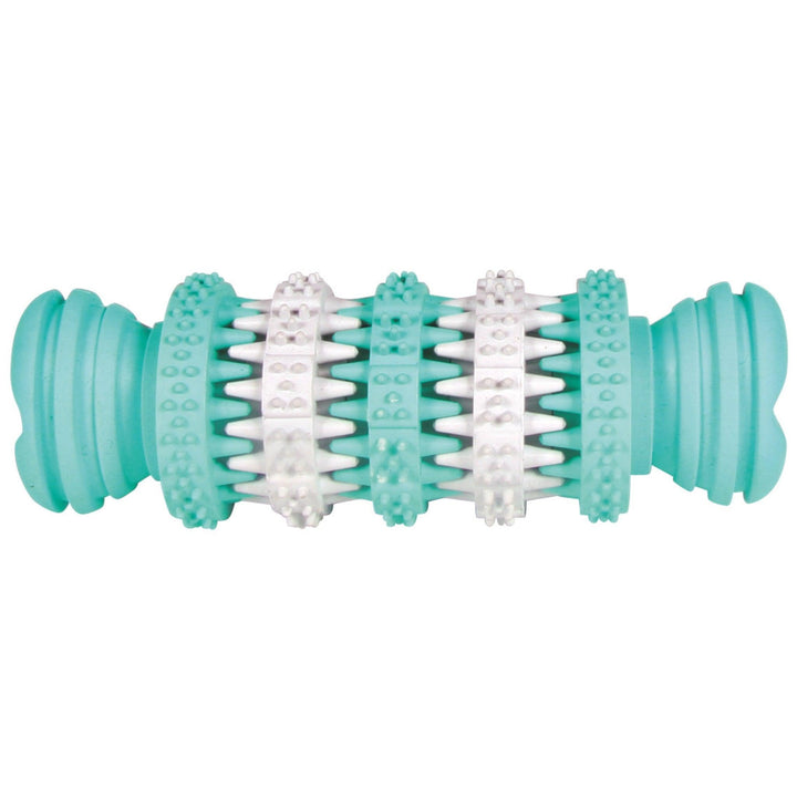 Trixie Denta Fun Bone, Mint Flavour Natural Rubber For Dogs - 15 cm - Rufftail