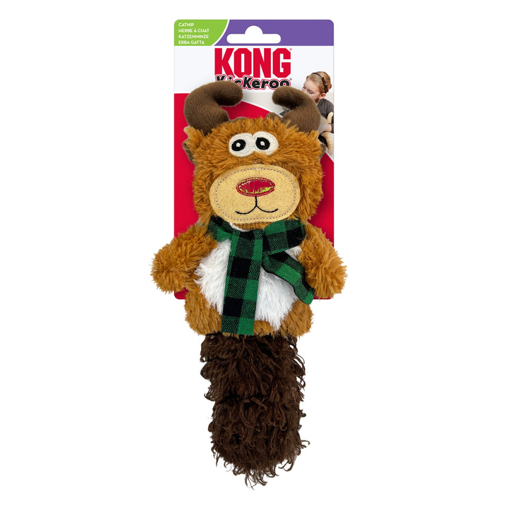 KONG Holiday Kickeroo Character Cat Toy - Fun & Engaging Toy - Rufftail
