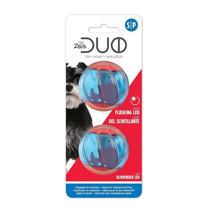 Zeus DUO Ball with LED for Dogs - 2 pk - Rufftail