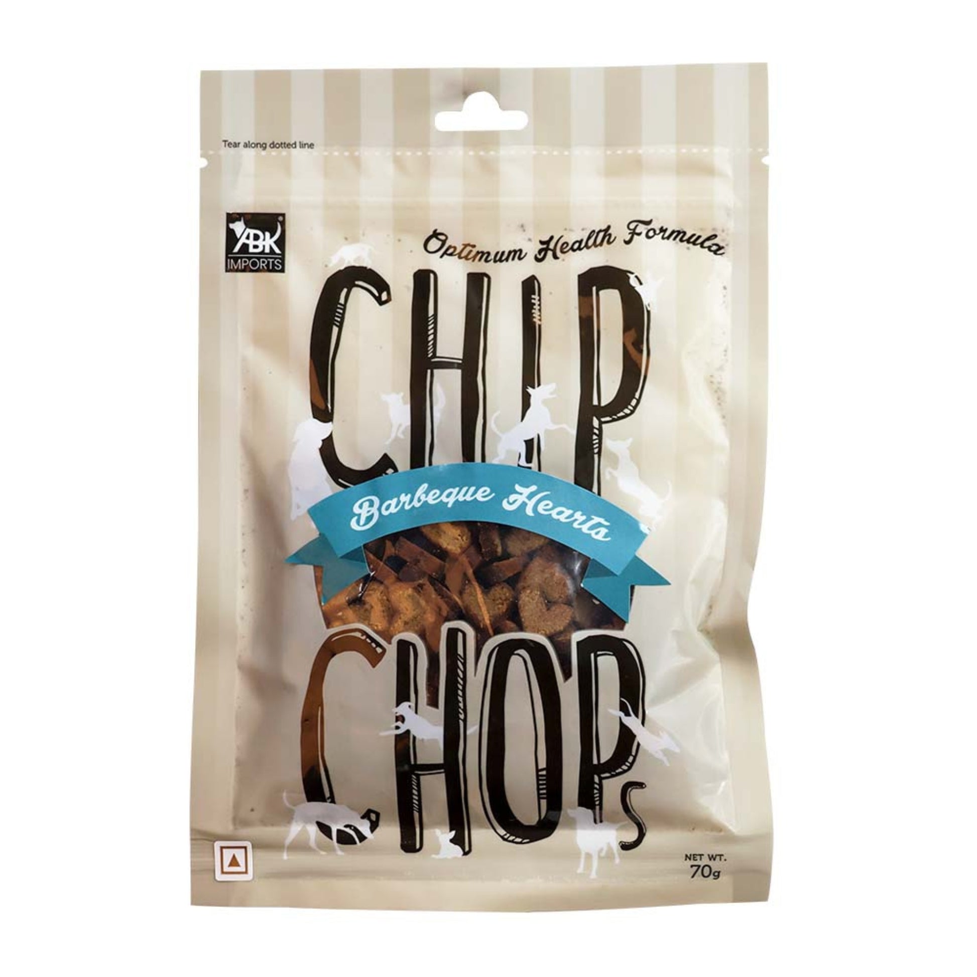 Chip Chops Barbeque Hearts 70g - Rufftail