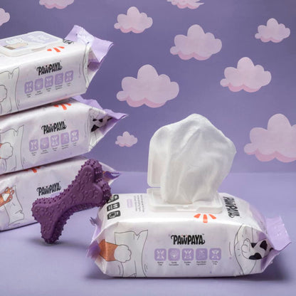 Pawpaya Pet Wipes Made for All Cats & Dogs