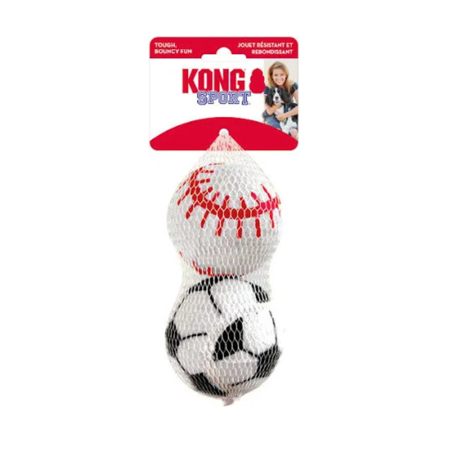 KONG Sport Balls for Dogs Reduces Boredom - Large (Pack of 2)