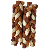 Dogfest Flavor Braids With Chicken, Duck And COD Dog Treats - Rufftail