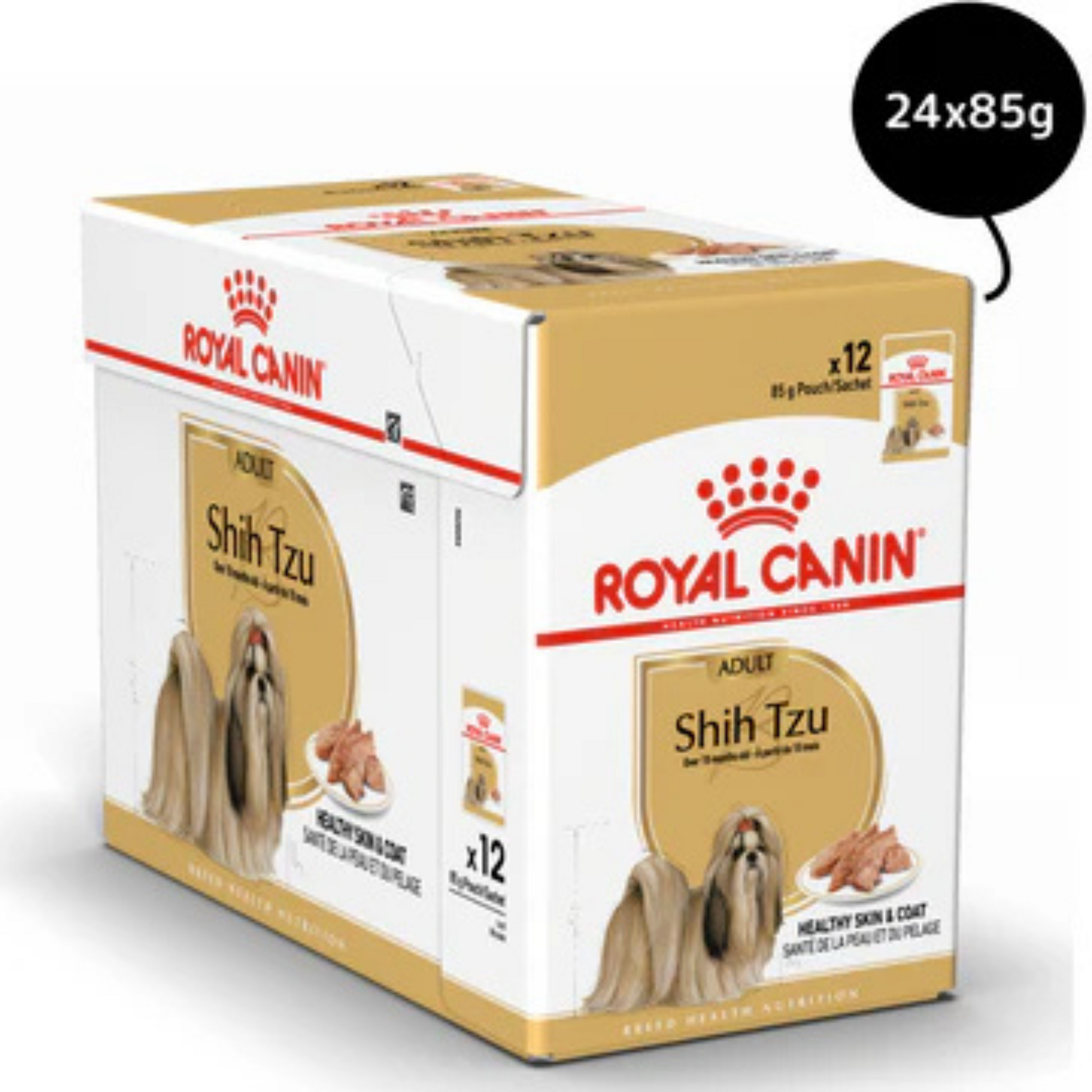 Royal Canin Loaf In Gravy Shih Tzu Adult Dog Wet Food (12U x 85 g) - Rufftail