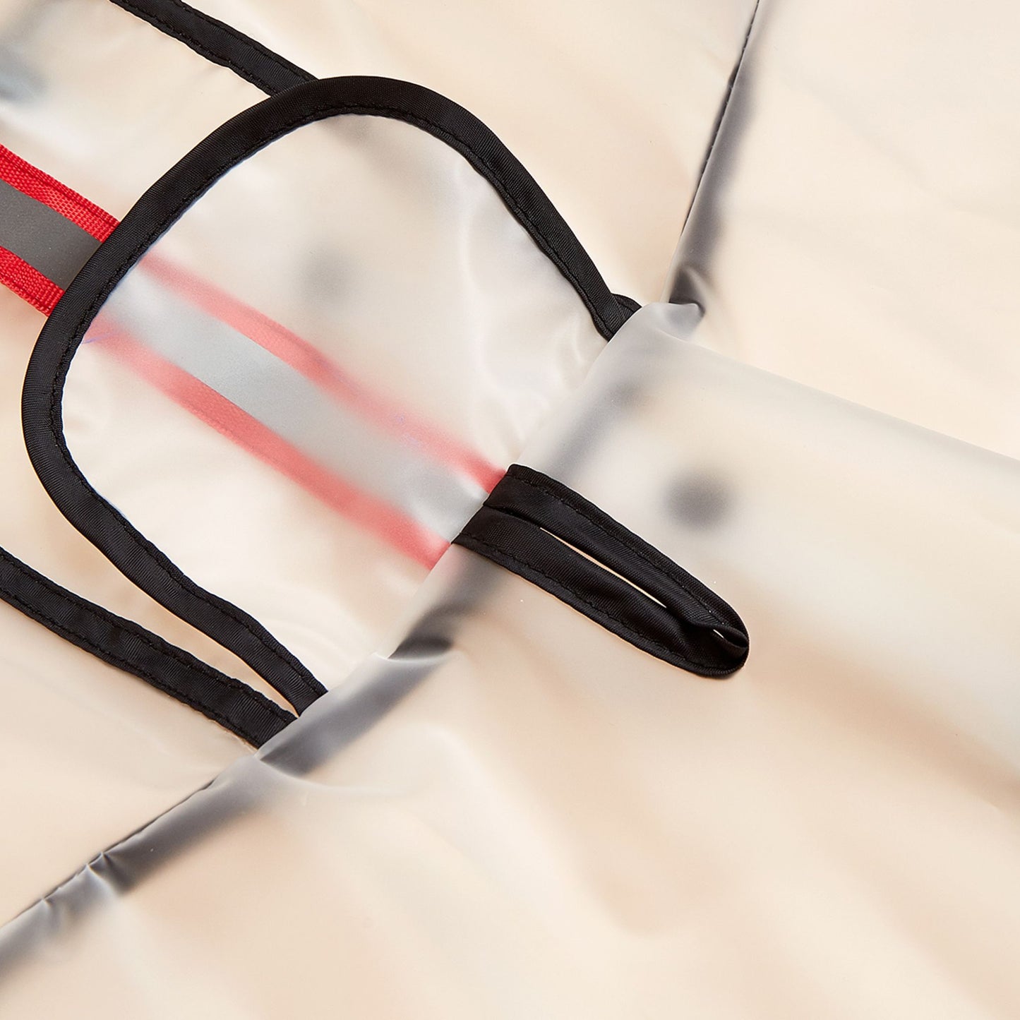 Barkbutler x Fofos Pet Dog Raincoat - Red Lightweight & Waterproof - Rufftail