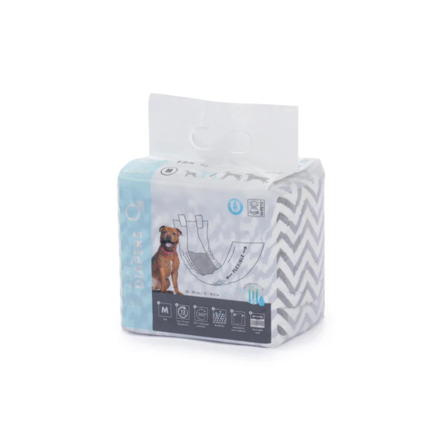 M-PETS DIAPERS - Male Dog