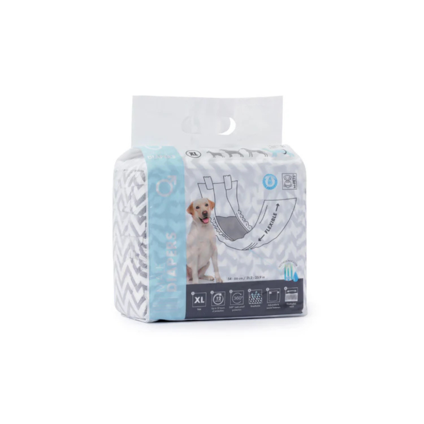 M-PETS DIAPERS - Male Dog