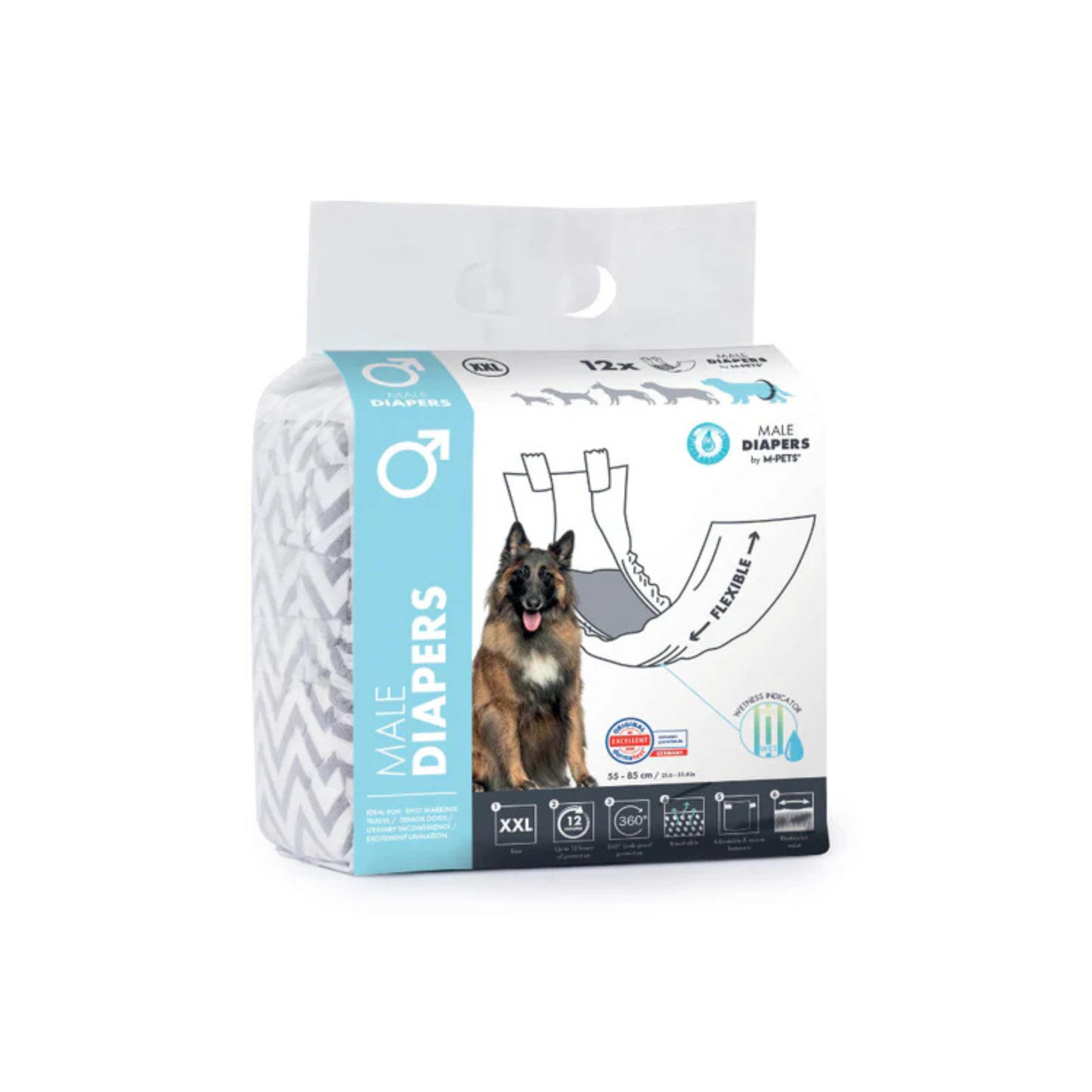 M-PETS DIAPERS - Male Dog