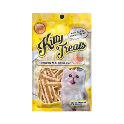 Kitty Treats Chicken with Scallop Flavour Cat Treats 30g
