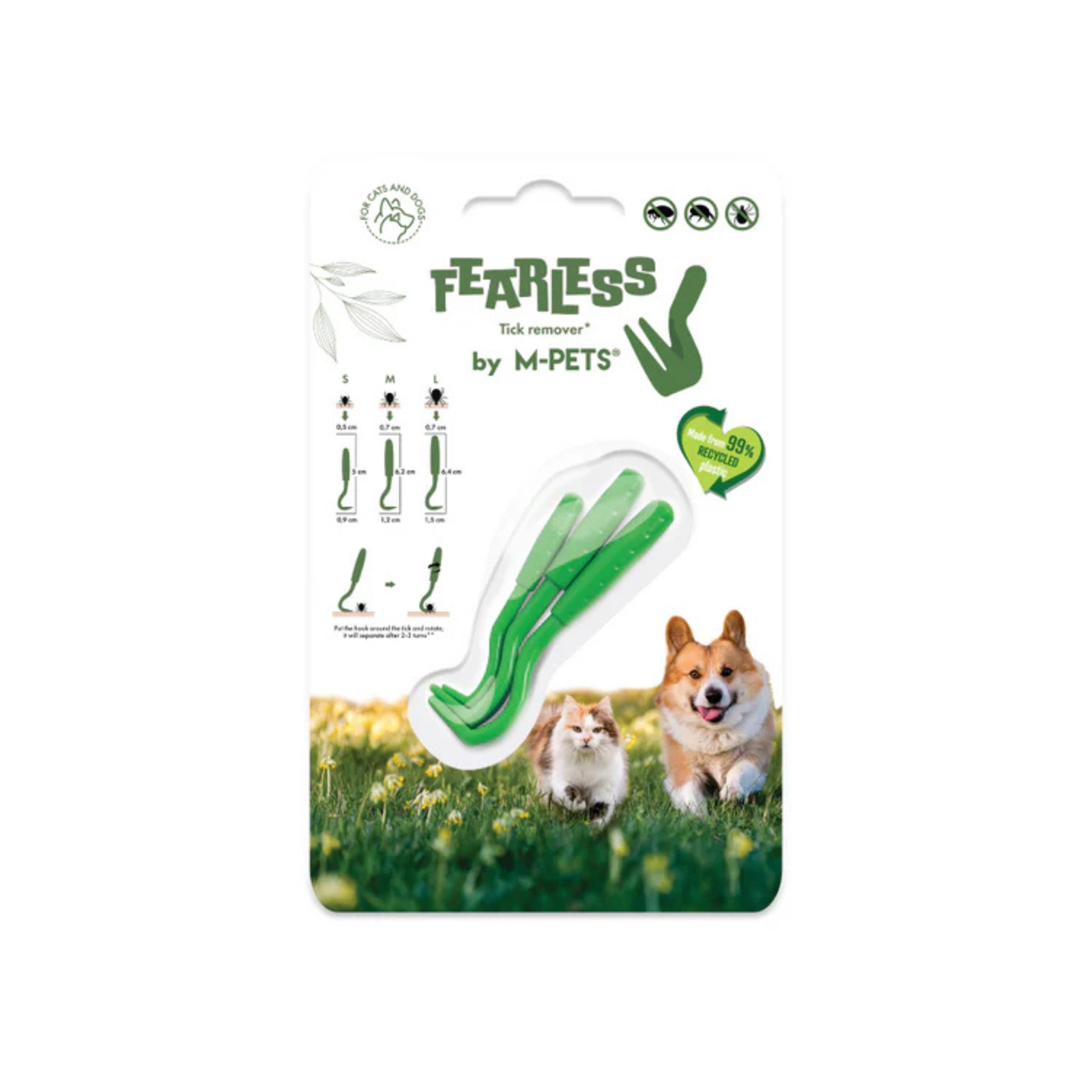 M-Pets Fearless Tick Remover- Tick Repeller - Rufftail Pune