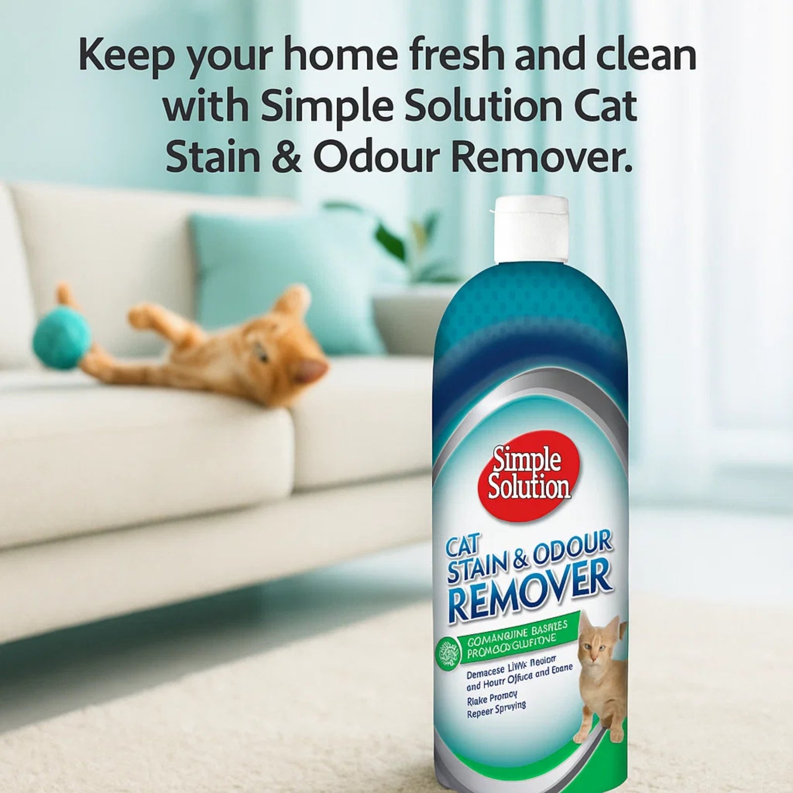Simple Solution Cat Stain & Odor Remover- 1000ml product image 2 - Rufftail Pune
