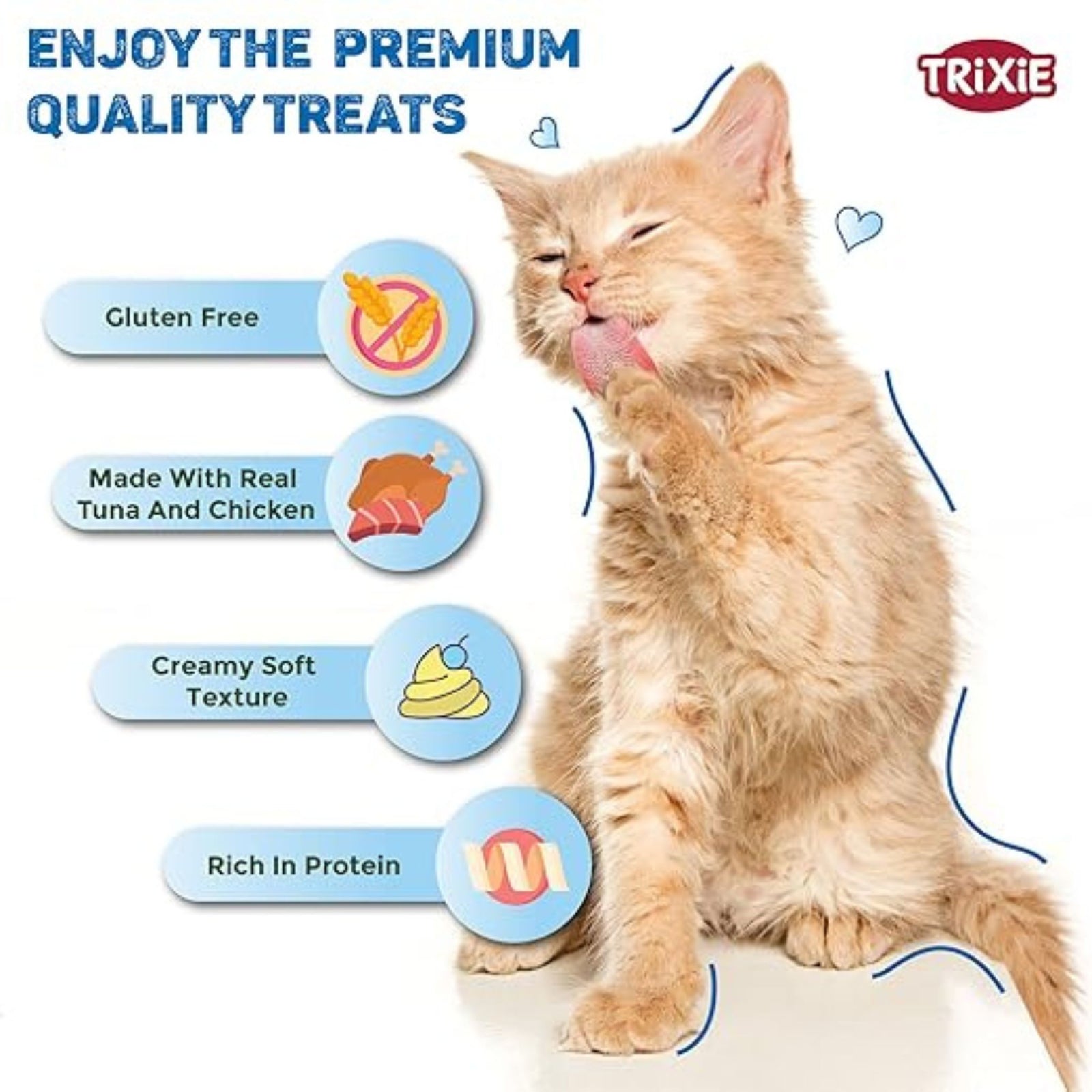 Trixie Snack with Shrimps Creamy Cat Treats (14g x 5)