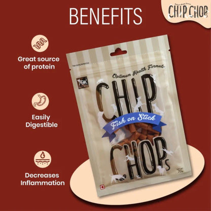 Chip Chops Fish on Stick Dog Treats - 70 g