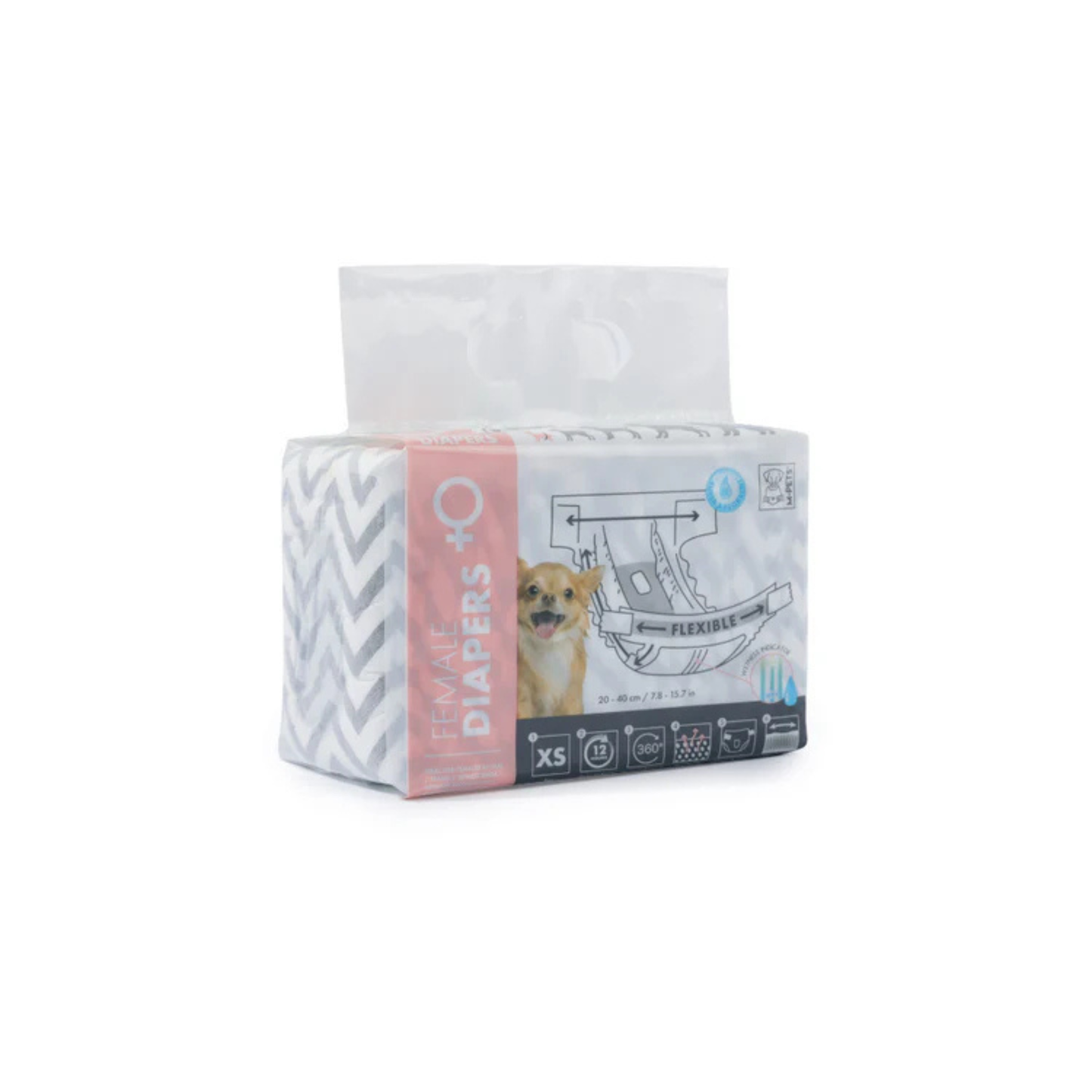 M-Pets DIAPERS - Female Dog