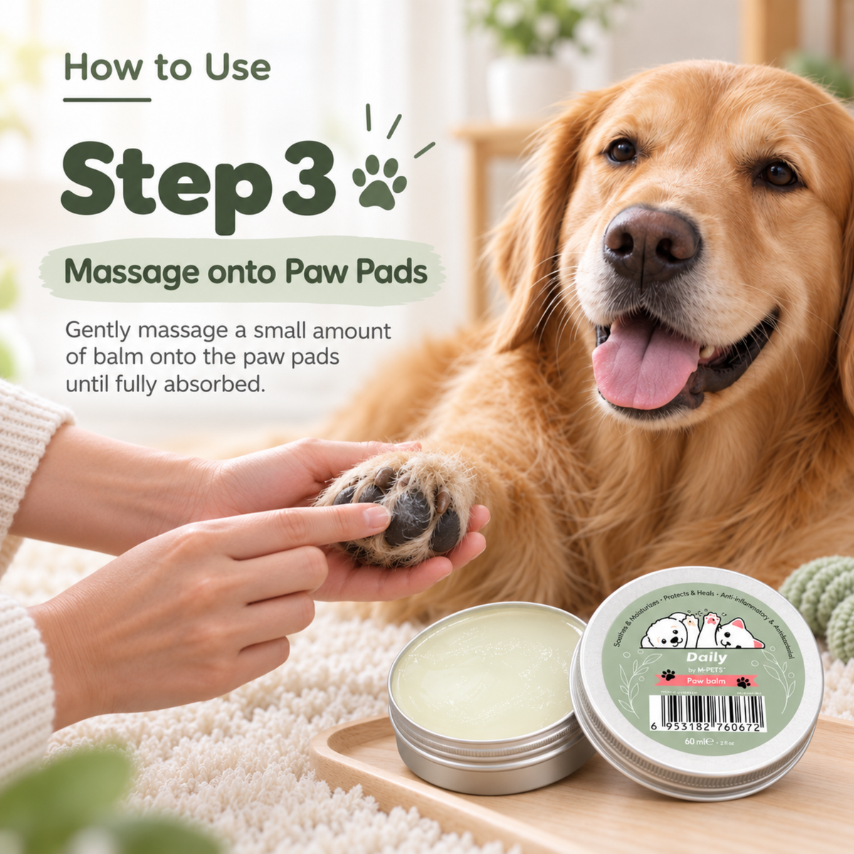 M-Pets DAILY Paw balm For Pets