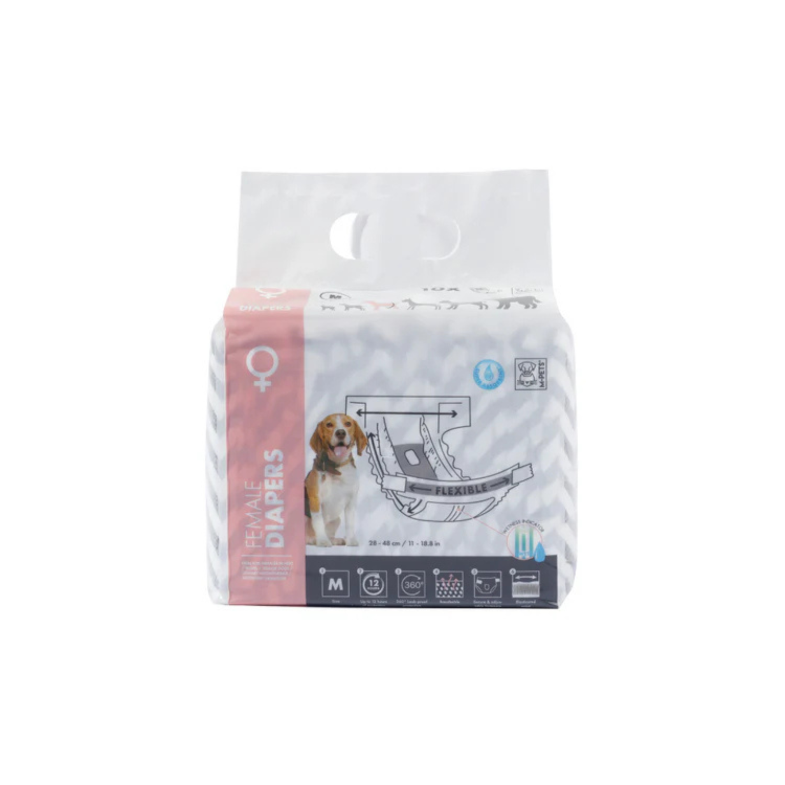 M-Pets DIAPERS- Female Dog product image 4 - Rufftail Pune