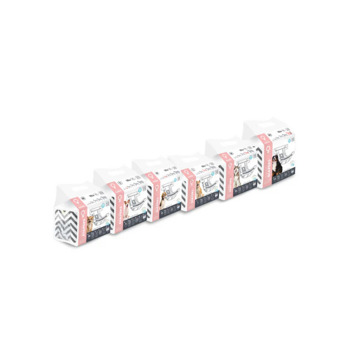 M-Pets DIAPERS- Female Dog - Rufftail Pune
