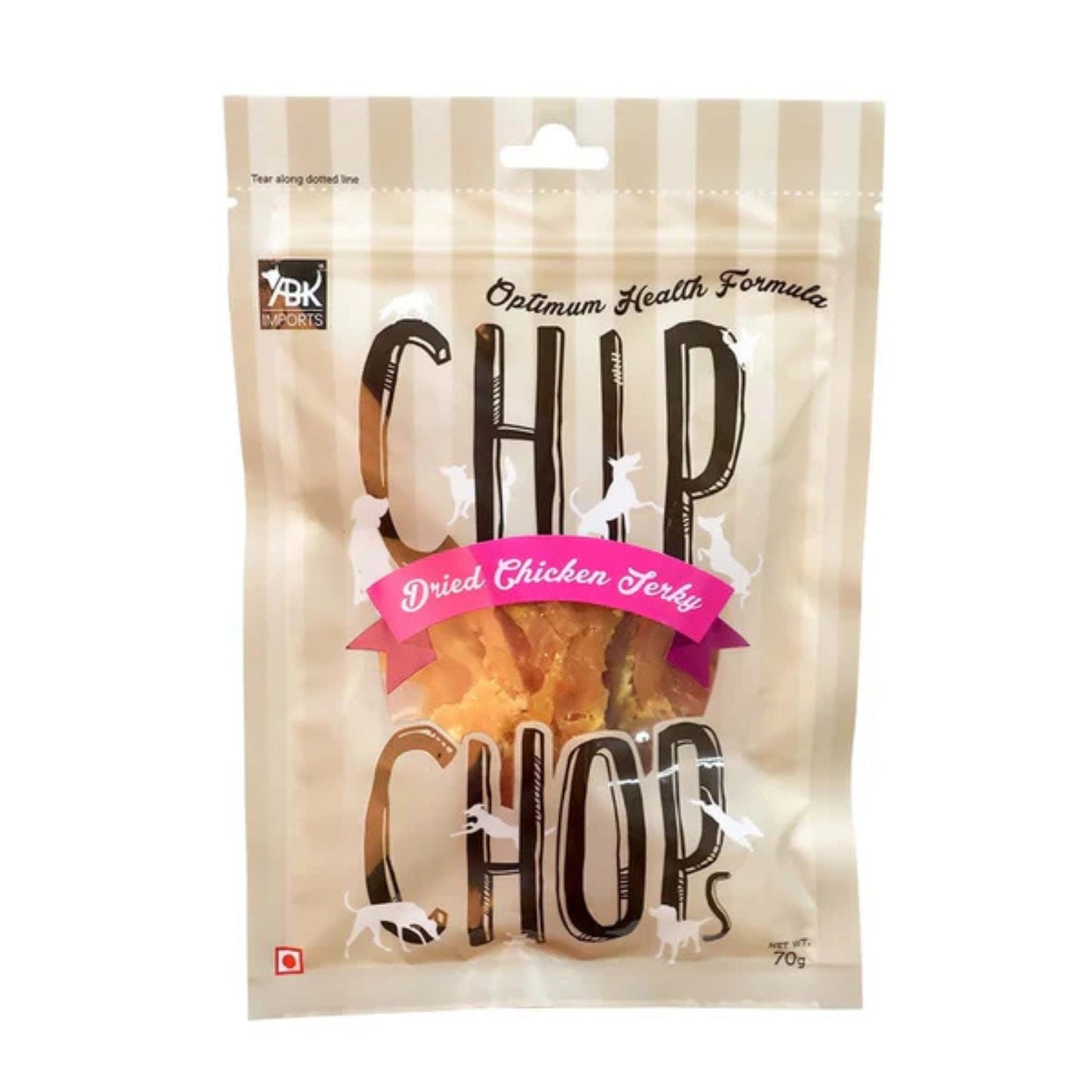 Chip Chops Sun Dried Chicken Jerky Dog Treat - 70 g