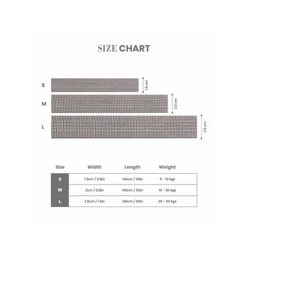 TRUELOVE Nylon Dog Leash: Durable, Reflective & Comfortable - Grey - Rufftail