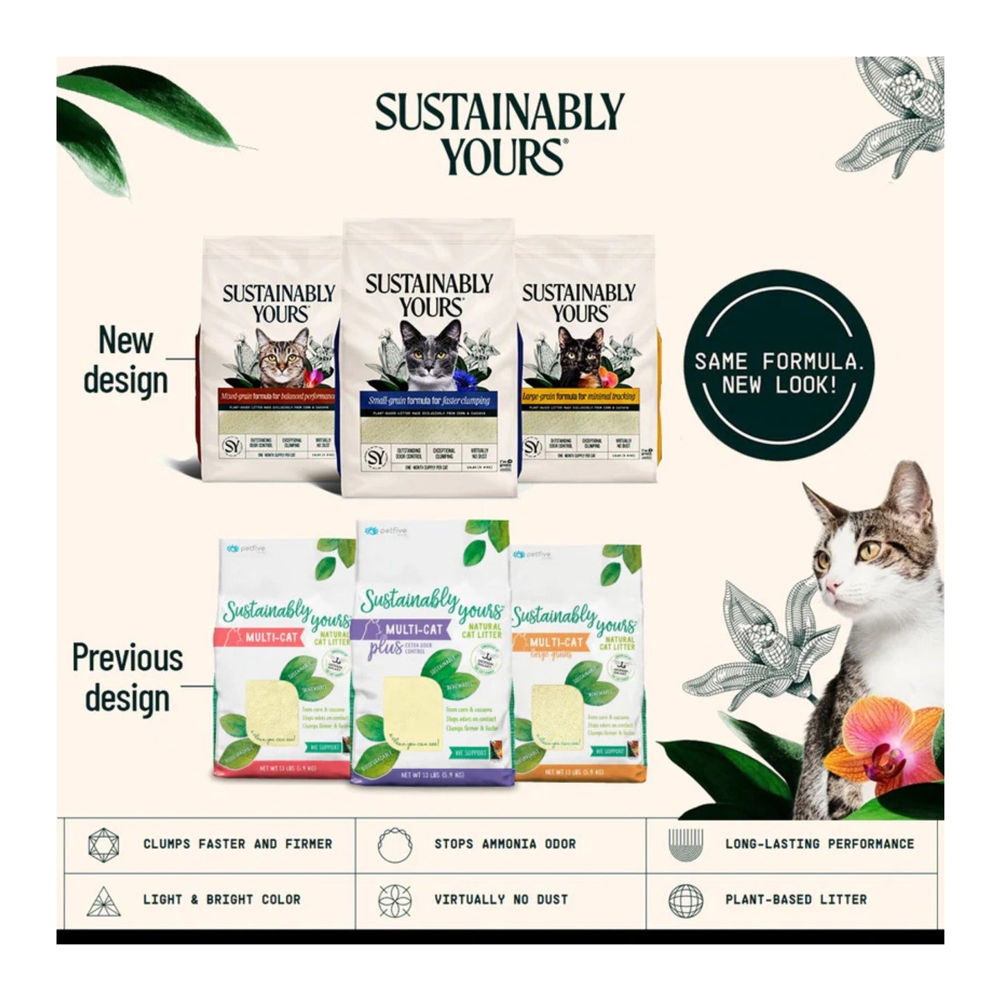 Sustainably Yours Large Grain Cat Litter - Rufftail