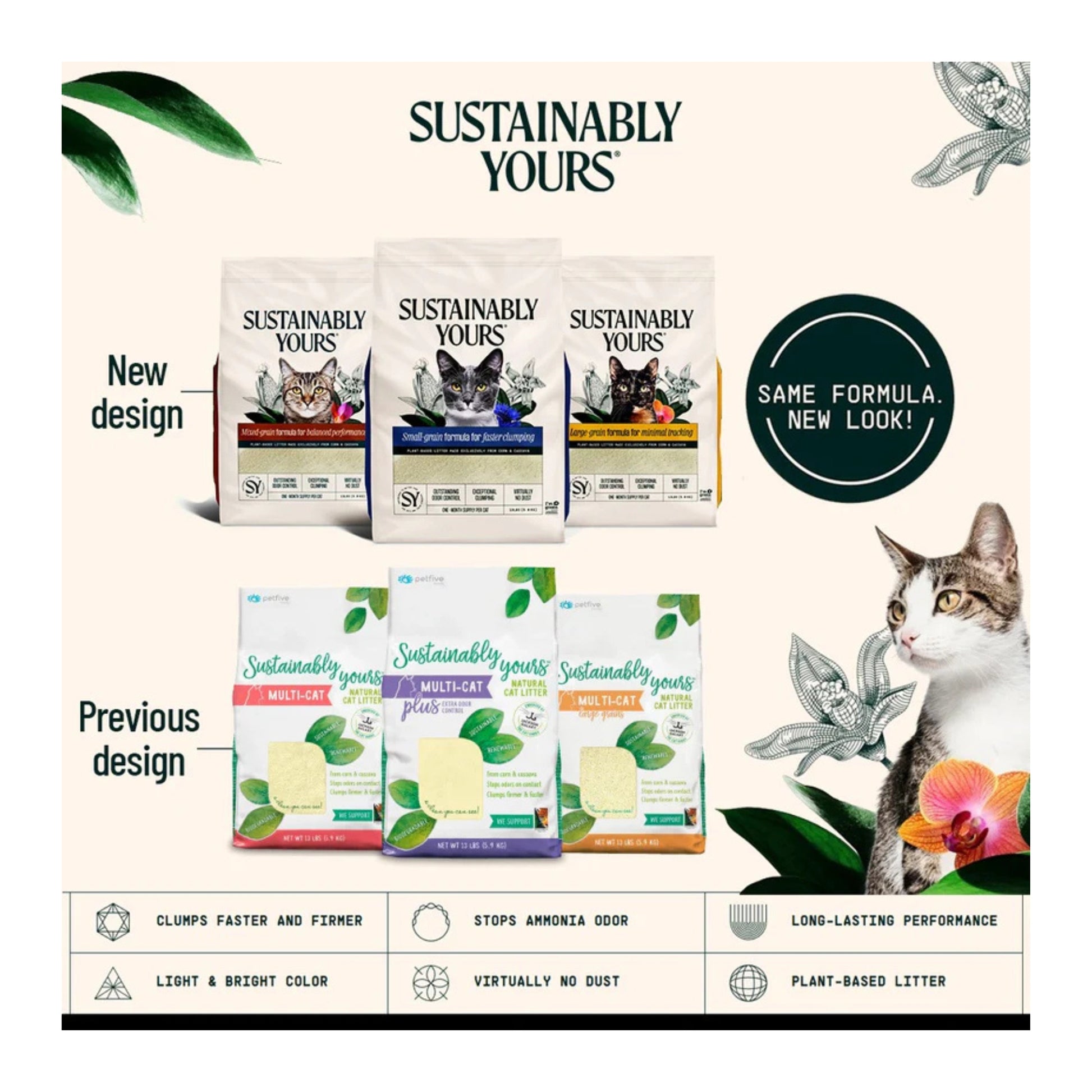 Sustainably Yours Large Grain Cat Litter - Rufftail