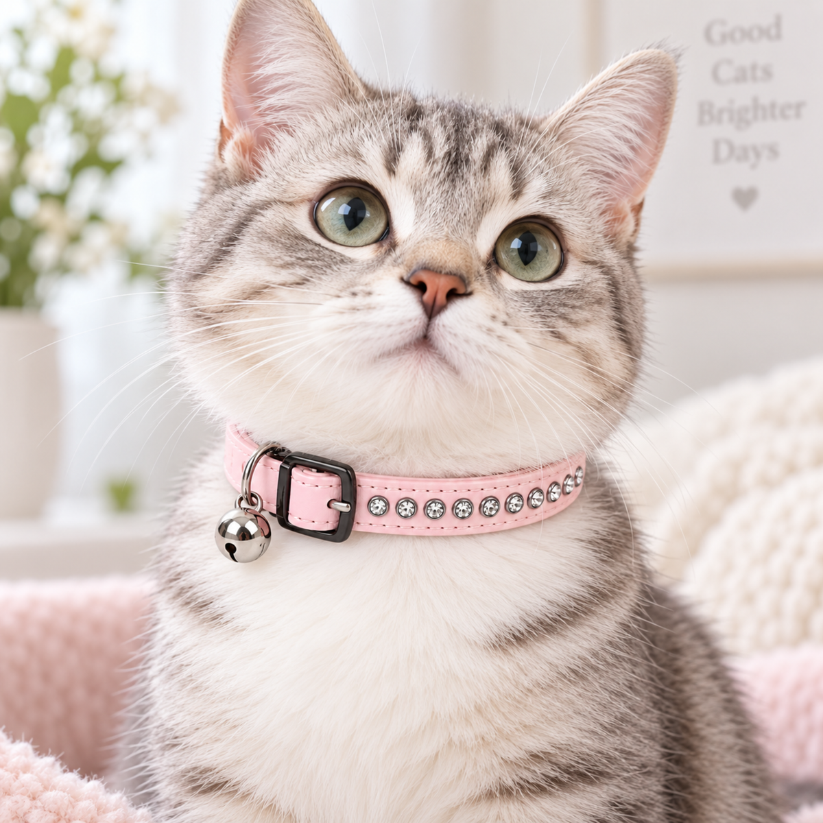 M-Pets Jewel Cat Collar (Neck 20-30 cm)