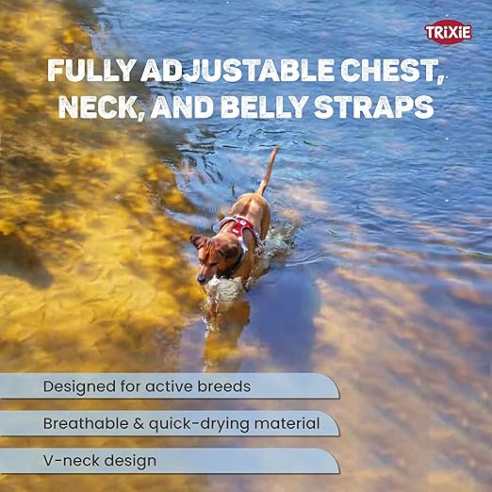 Trixie Premium Active Dog Harness - Red