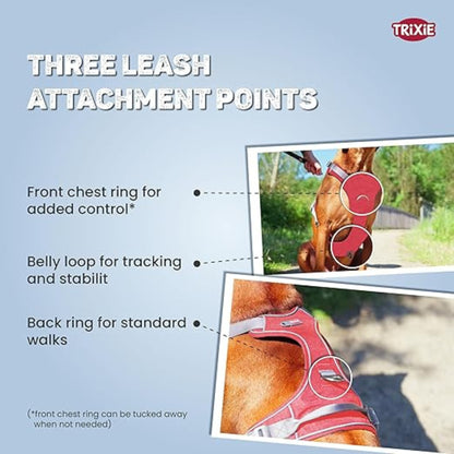 Trixie Premium Active Dog Harness - Aqua