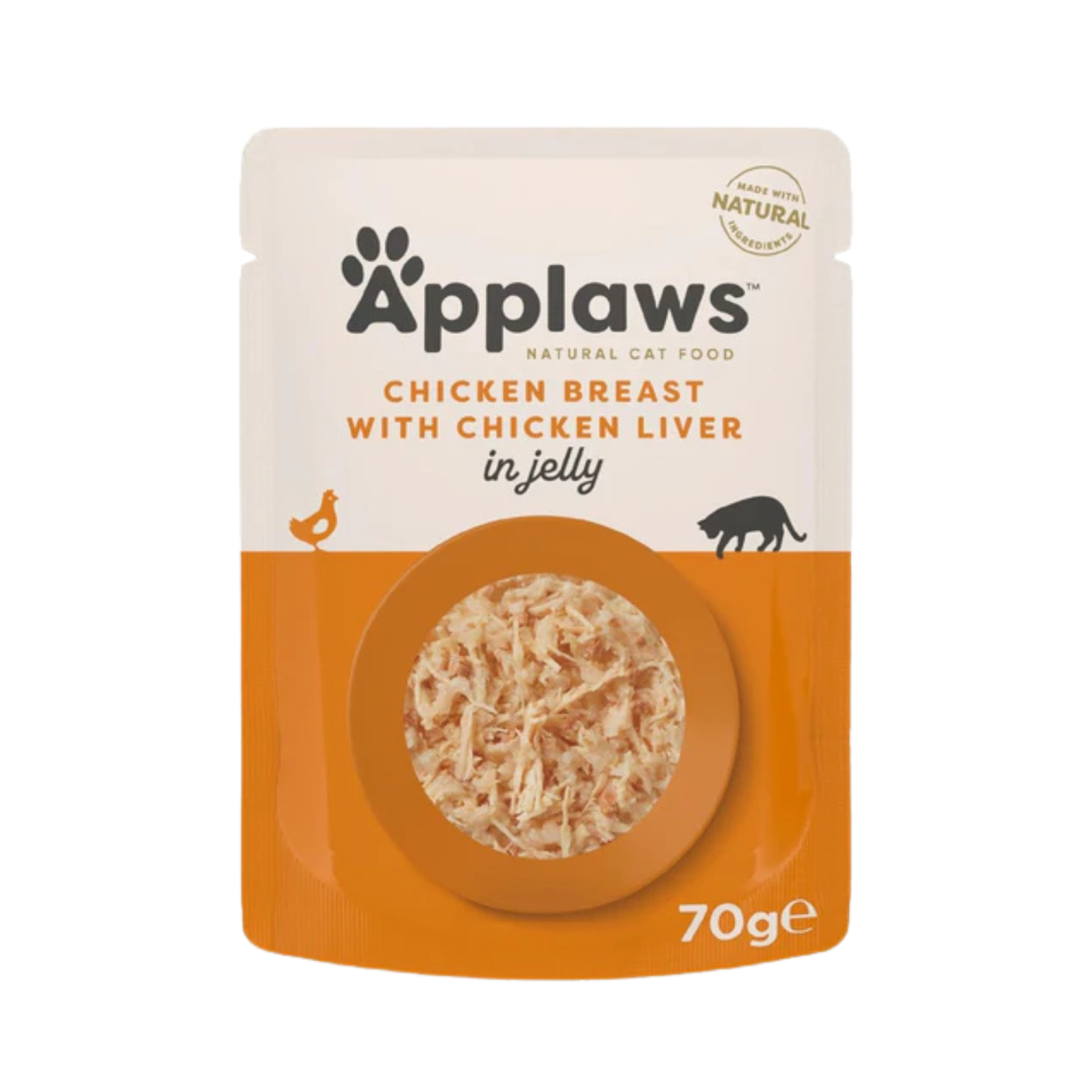 Applaws Chicken Breast with Liver in Tasty Jelly - Cat Wet Food (16 x 70g pouch) - Rufftail