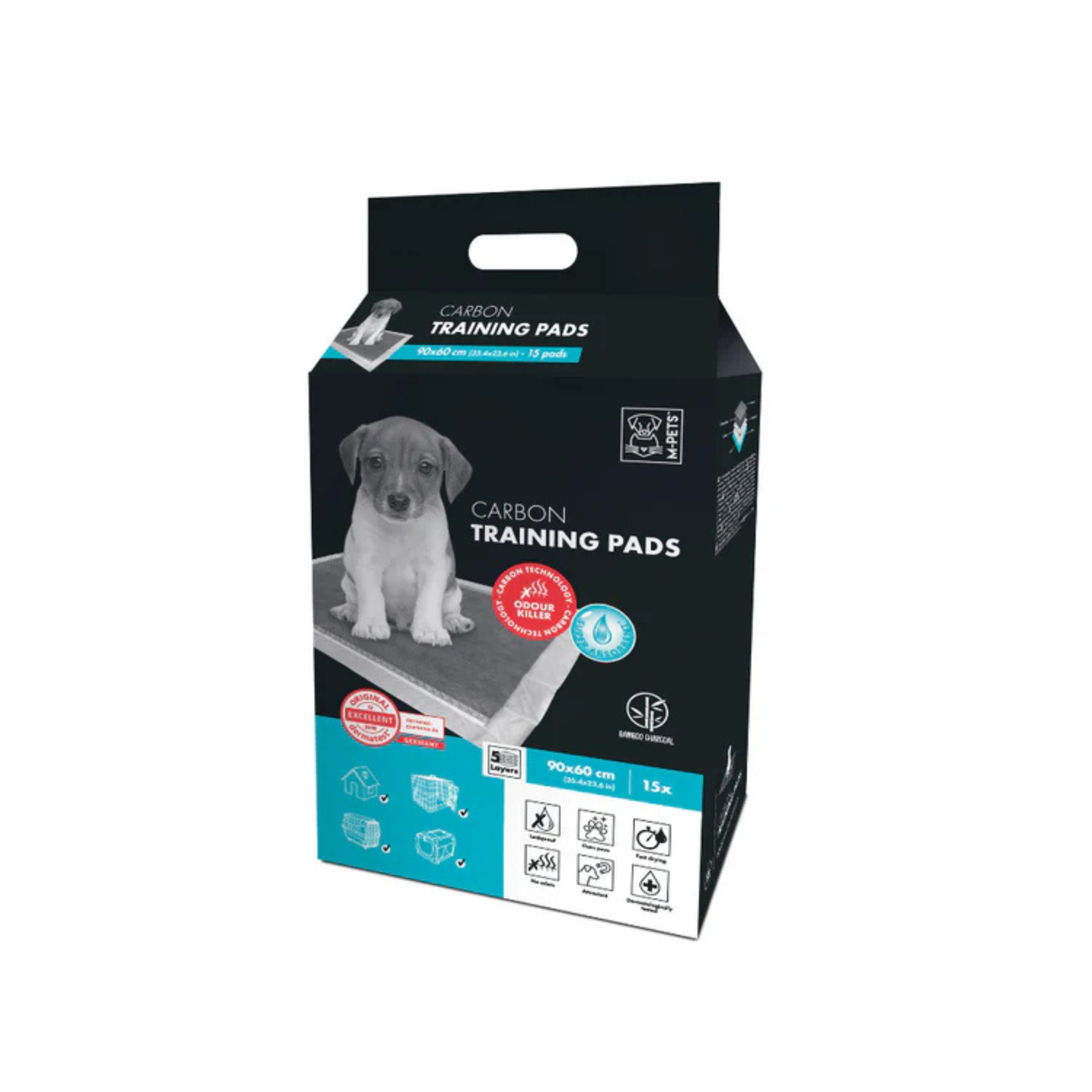 M-Pets Puppy Carbon Training Pads 90 x 60 cm