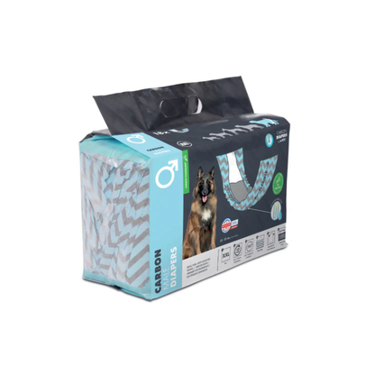 M-Pets Carbon Daipers - Male Dog (18 pcs)