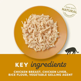 Applaws Chicken Breast with Liver in Tasty Jelly - Cat Wet Food (16 x 70g pouch) - Rufftail