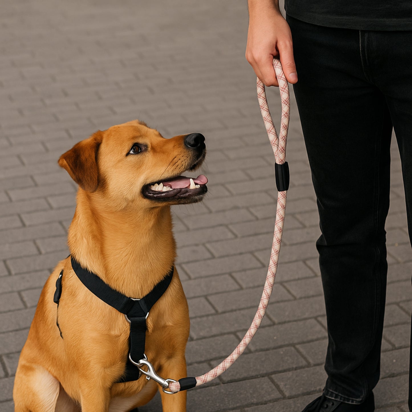 TRIXIE Cavo Belt Dog Leash - Petrol/Sage