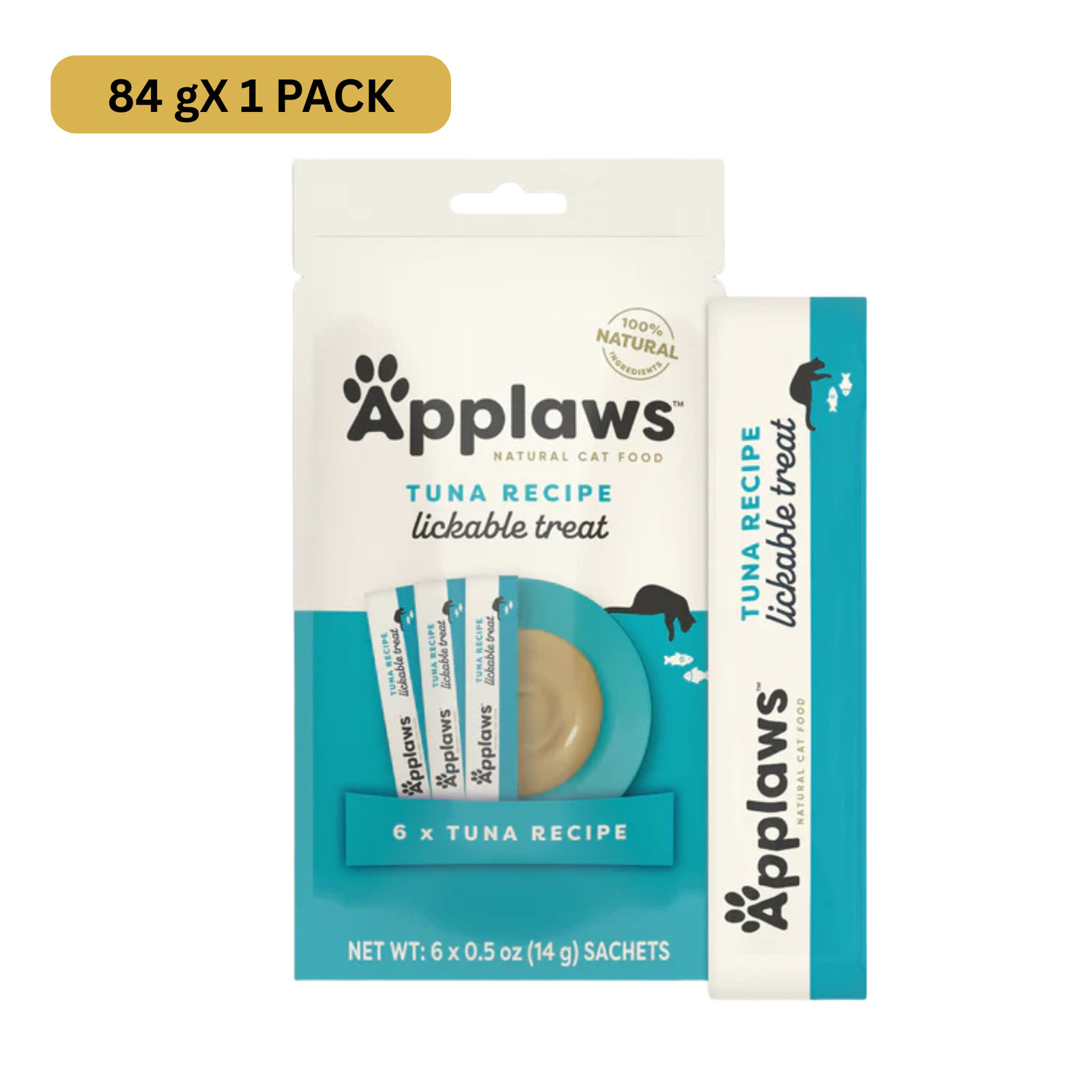 Applaws Natural Grain-Free Complementary Wet Cat Treats – Tuna Recipe Lickable Treats - Rufftail Pune