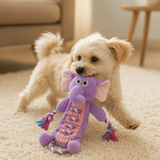 FOFOS Elephant Rope Tug Squeaky Dog Toy product image 4 - Rufftail Pune