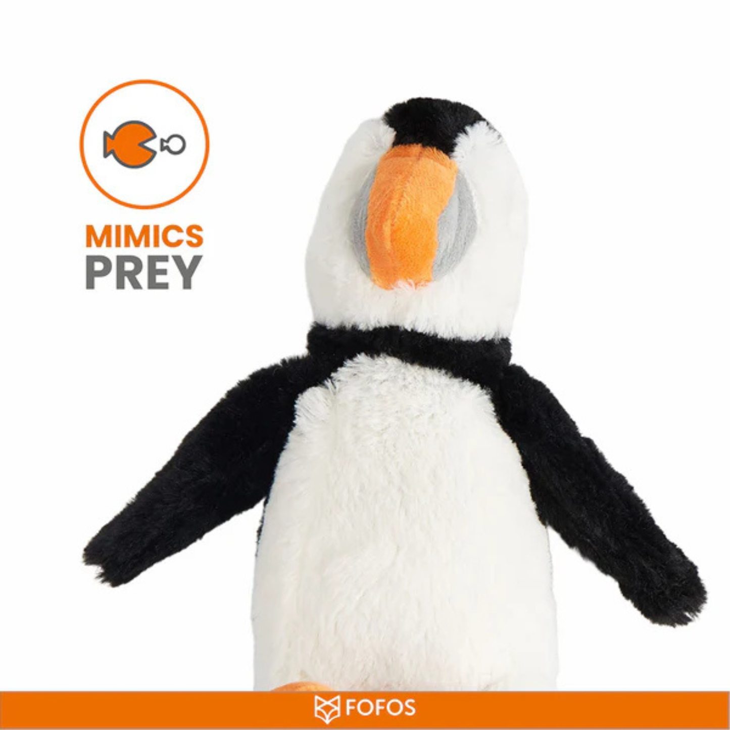 Barkbutler x Fofos Wildlife Penguin Plush Toy for Dogs