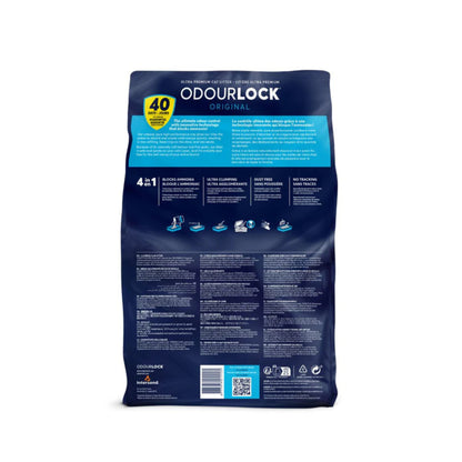 OdourLock Unscented Cat Litter (With Free APPLAWS CAT TIN 70g) - 12 kg - Rufftail