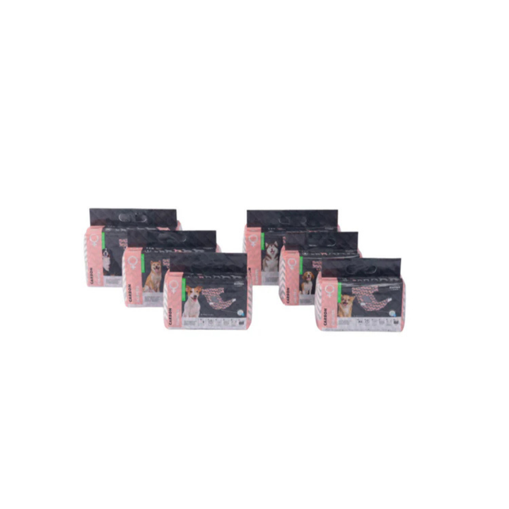 M-Pets Carbon Daipers- Female Dog (15 pcs) - Rufftail Pune