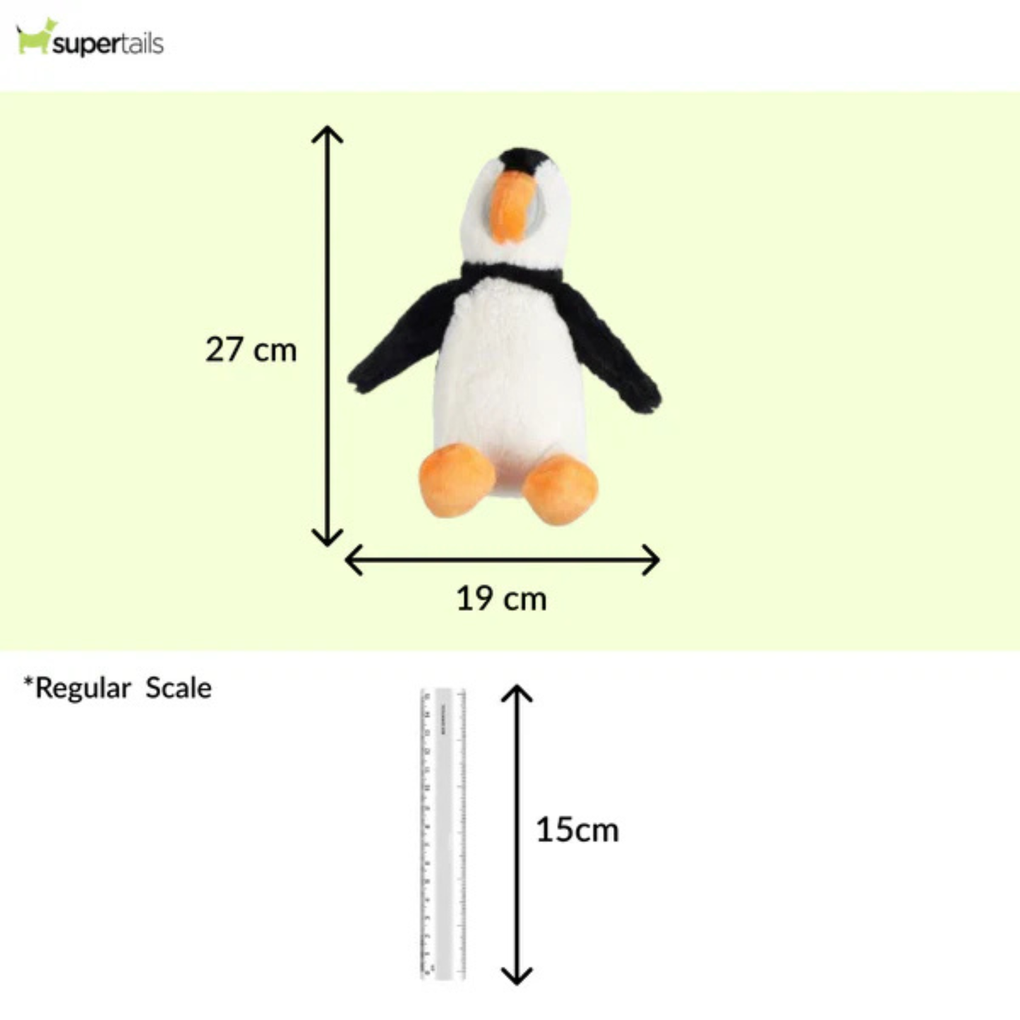 Barkbutler x Fofos Wildlife Penguin Plush Toy for Dogs