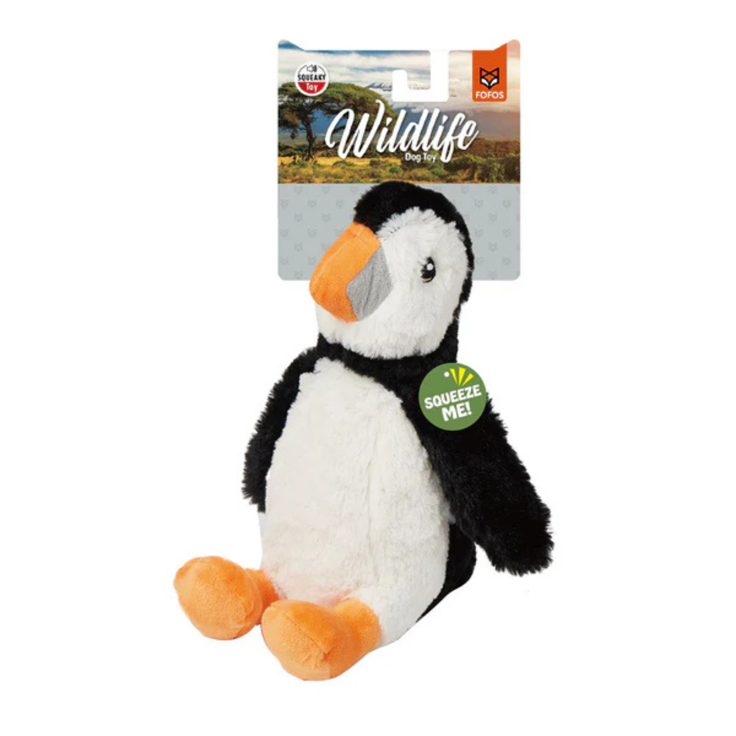 Barkbutler x Fofos Wildlife Penguin Plush Toy for Dogs